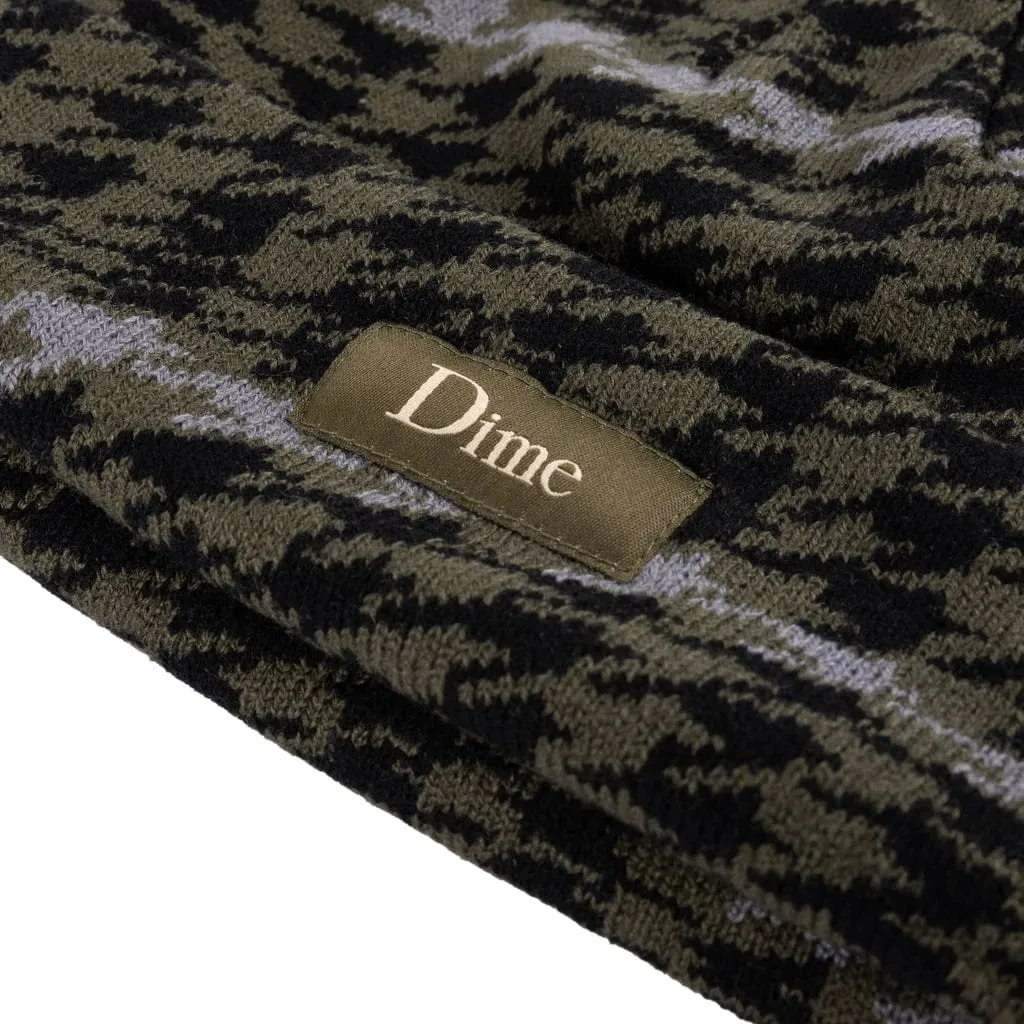 Dime MTL Wavetooth Cuff Beanie Army Green