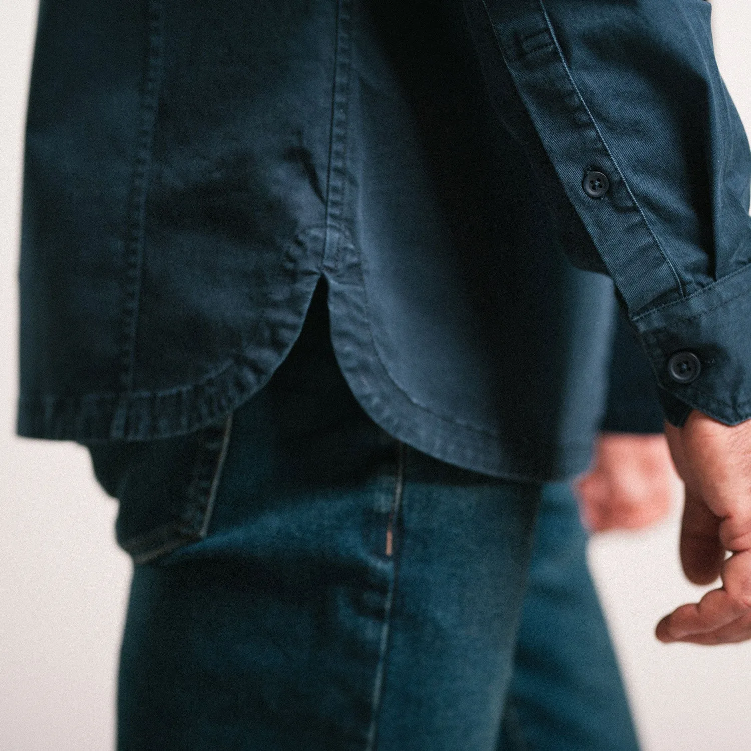 Distiller Shirt-Jacket - Navy Heavy Twill