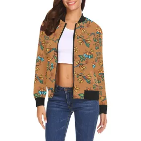 Dragon Lily Sierra Bomber Jacket for Women