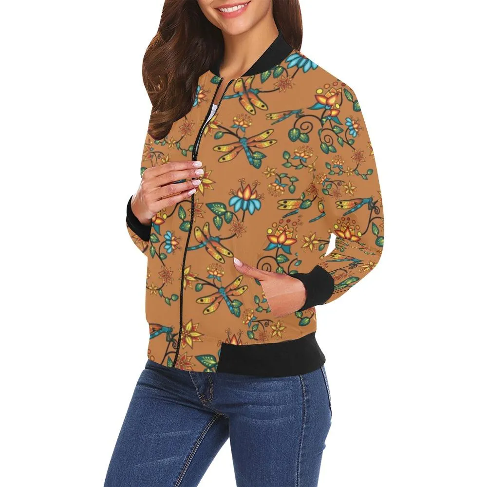 Dragon Lily Sierra Bomber Jacket for Women