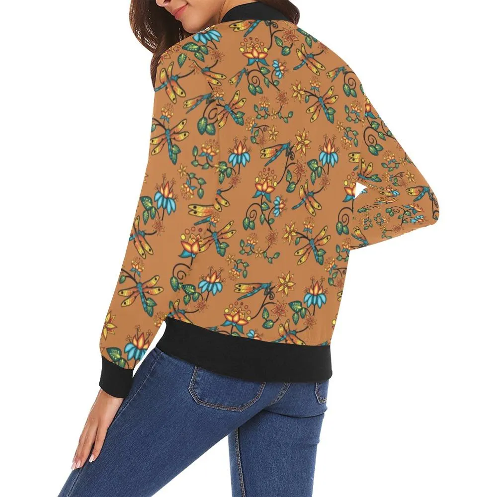 Dragon Lily Sierra Bomber Jacket for Women