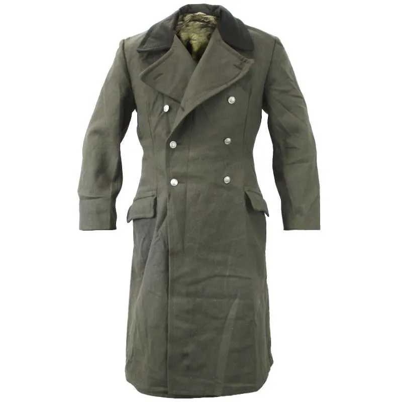 East German Grey Wool Overcoat