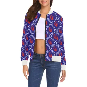 ELEGANCE BLR All Over Print Bomber Jacket for Women