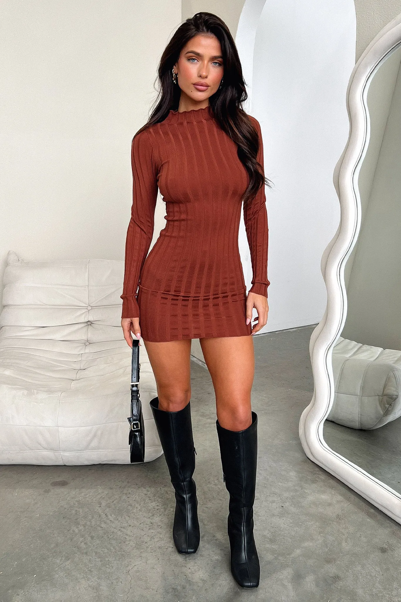 Emily Dress - Brown