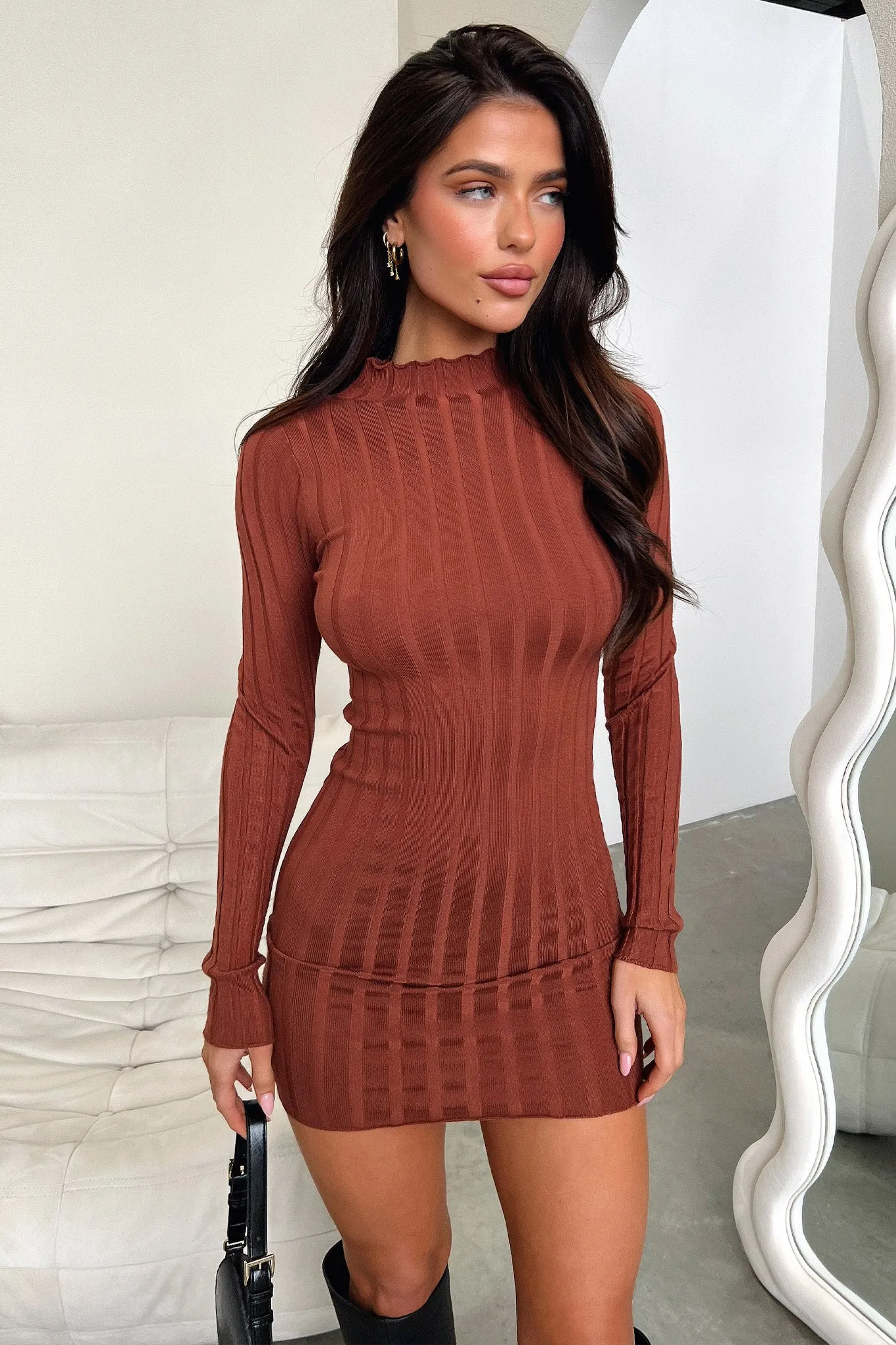 Emily Dress - Brown