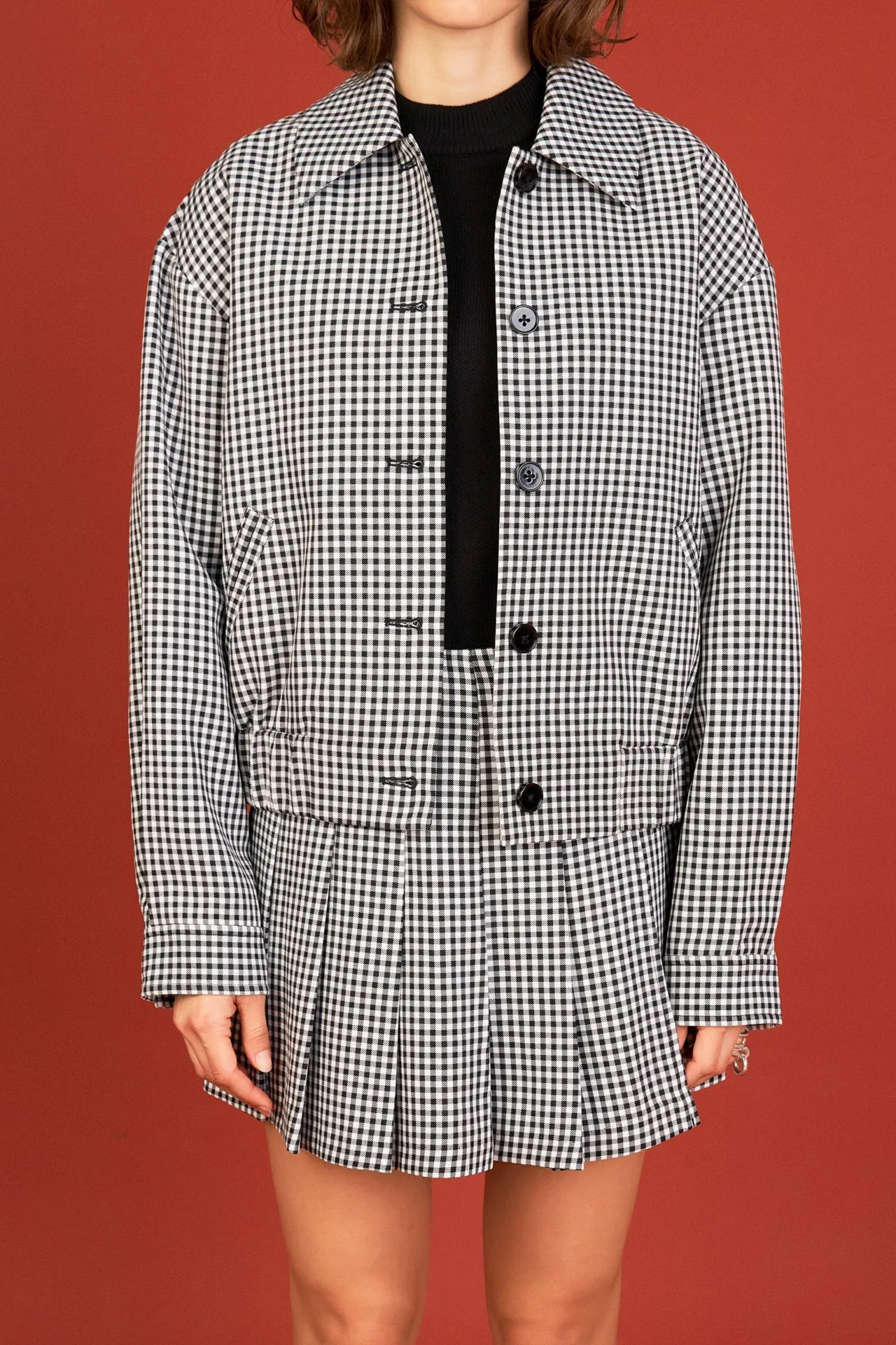 English Factory - Gingham Check Jacket