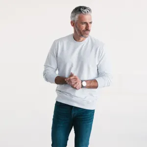 Essential Sweatshirt –  Cloud Gray Melange French Terry