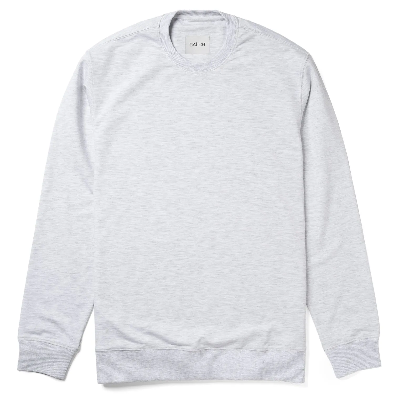 Essential Sweatshirt –  Cloud Gray Melange French Terry