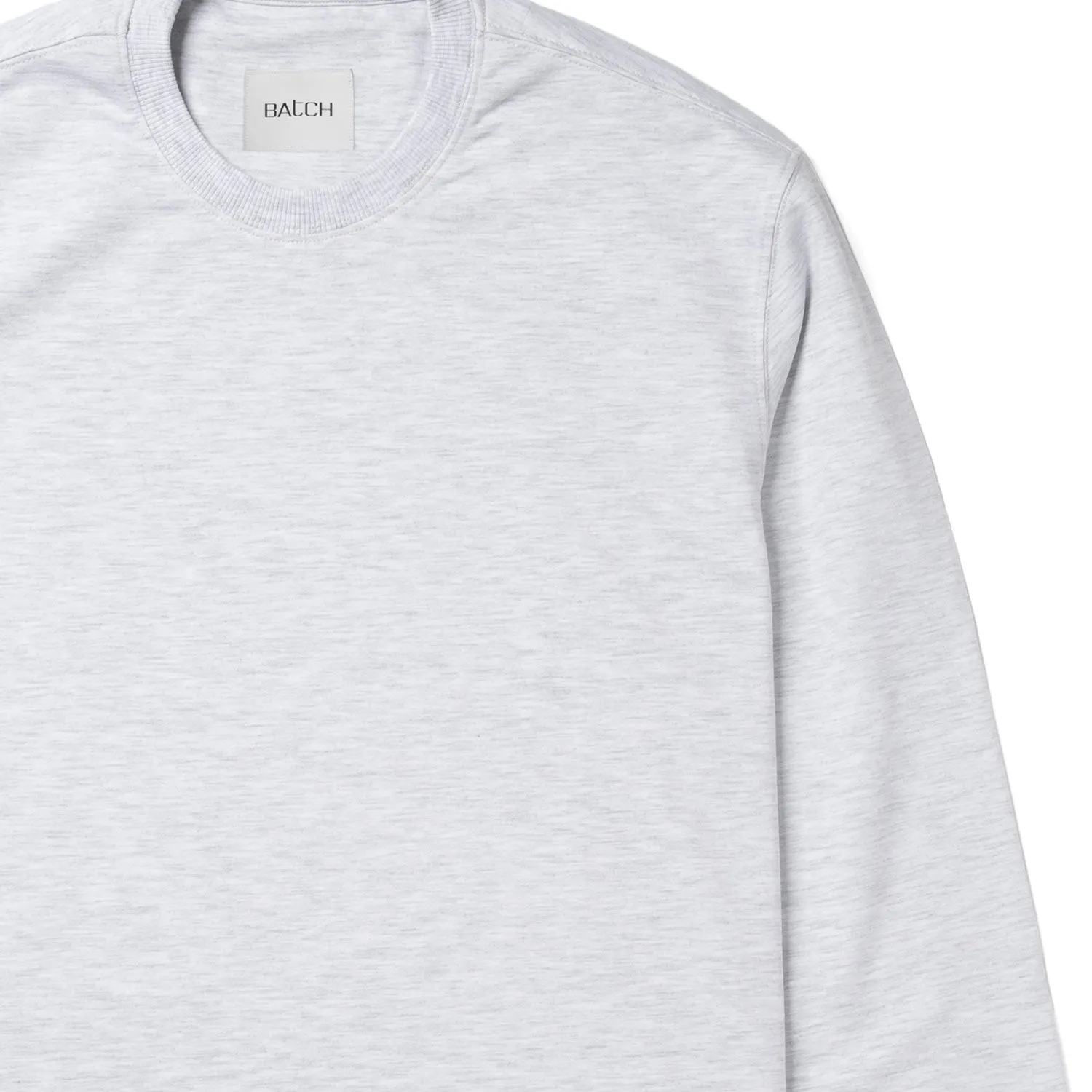 Essential Sweatshirt –  Cloud Gray Melange French Terry