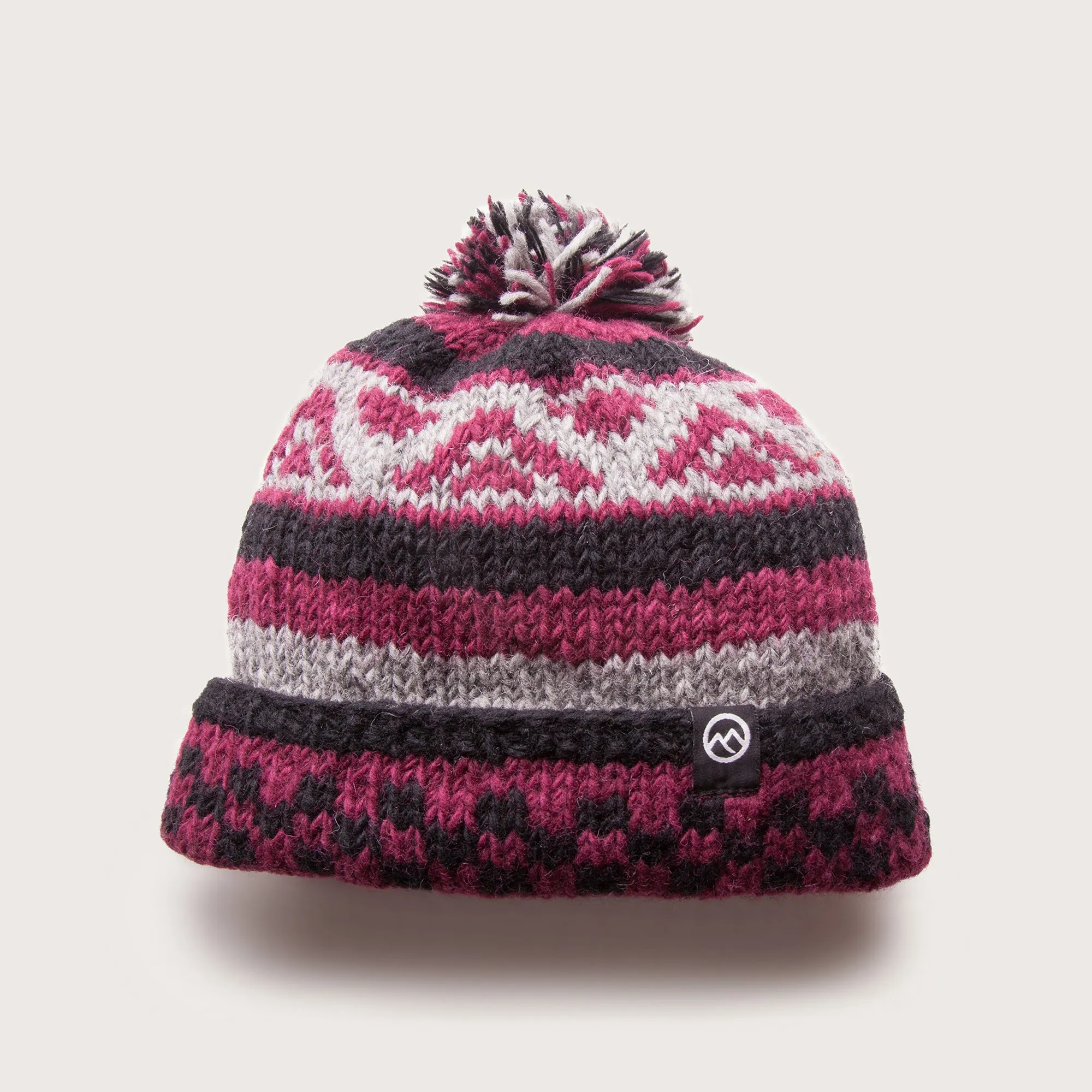 Everest Wool Beanie - Raspberry