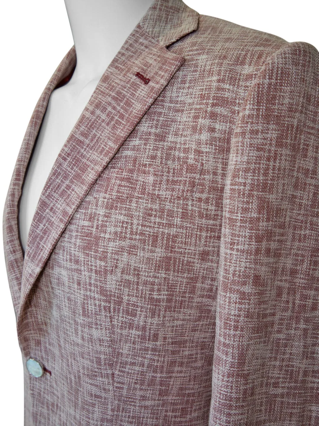 Faded Alizarin Tweed Jacket