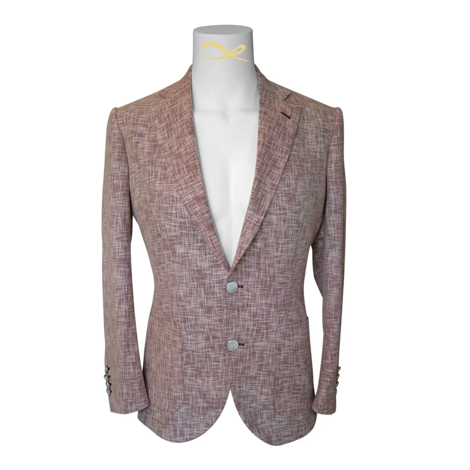 Faded Alizarin Tweed Jacket