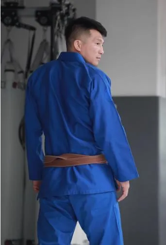 FLUORY BJJF38 JIU JITSU GI Size A0-A4 BLUE