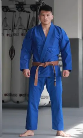 FLUORY BJJF38 JIU JITSU GI Size A0-A4 BLUE