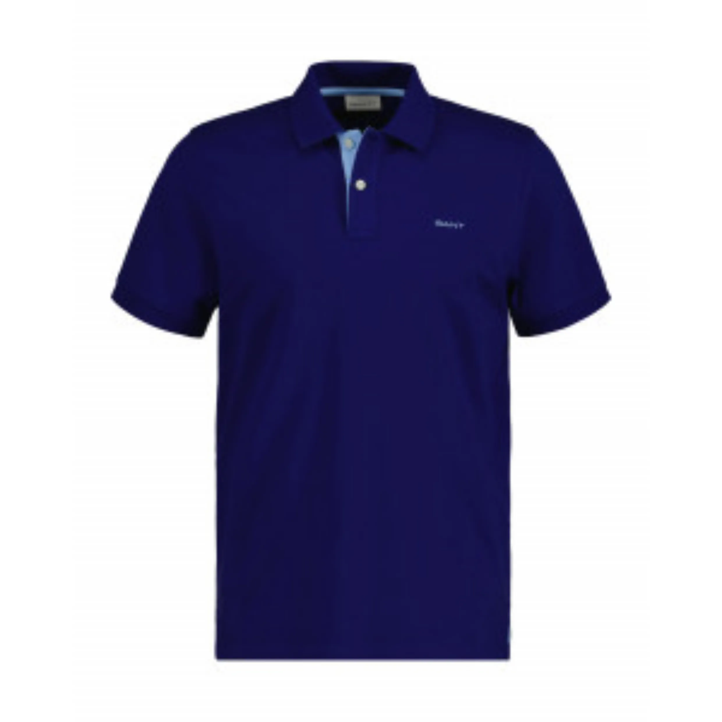 GANT Contrast Stretch Piqué Polo Shirt 2062026 Rich Navy