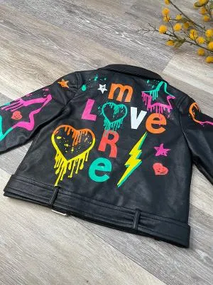 GBY Moto Faux Leather Biker Jacket