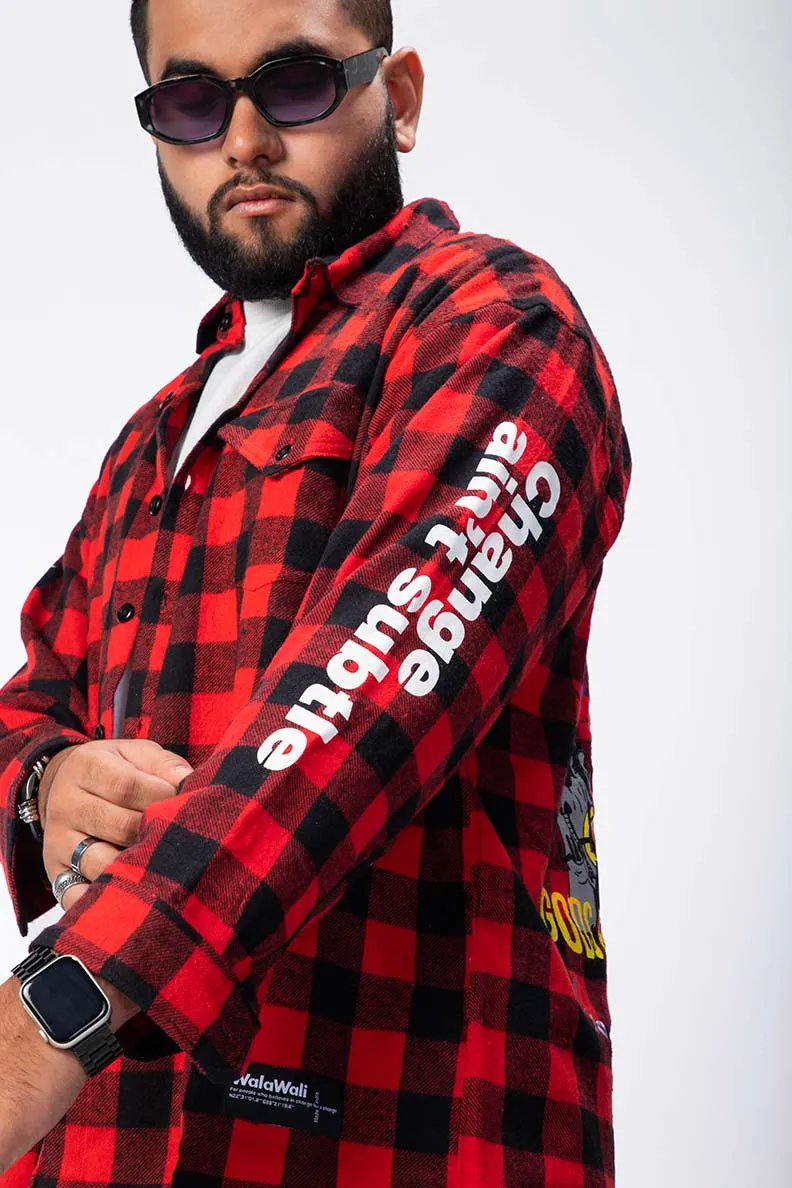 God's Plan Heavy Weight Flannel Shacket