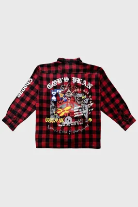 God's Plan Heavy Weight Flannel Shacket