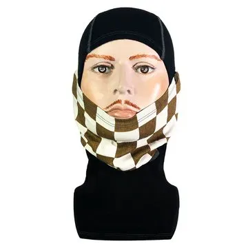 Goldtop Merino Wool Balaclava - Gold & White