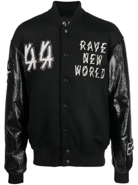 Grad Logo-Patch Bomber Jacket