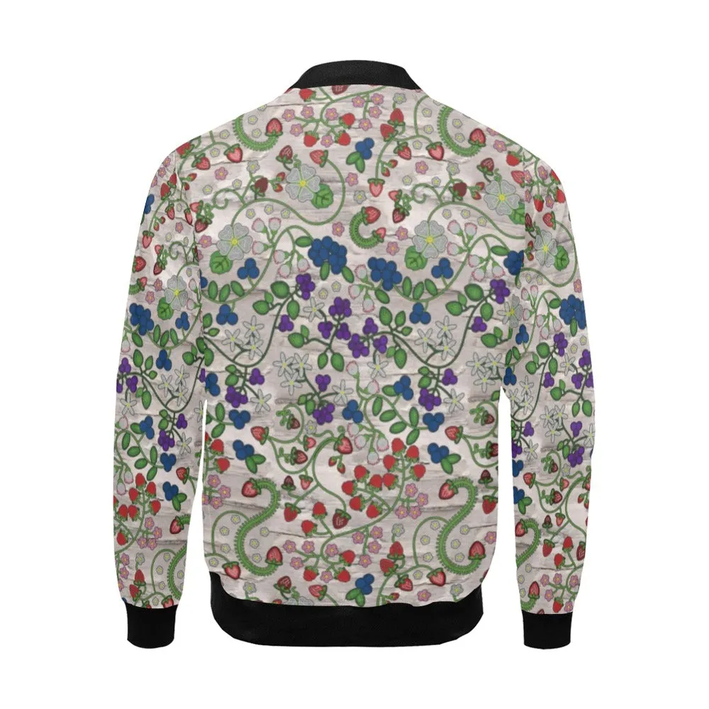 Grandmother Stories Bright Birch All Over Print Bomber Jacket for Men