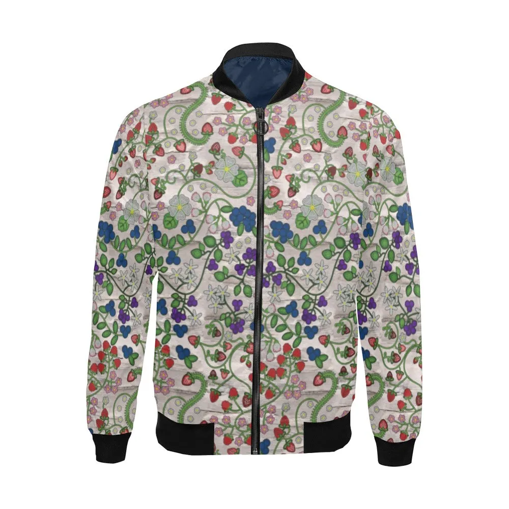 Grandmother Stories Bright Birch All Over Print Bomber Jacket for Men