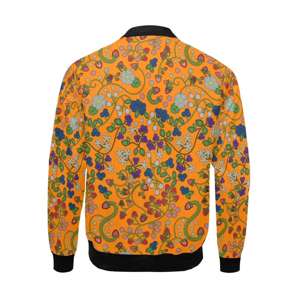 Grandmother Stories Carrot All Over Print Bomber Jacket for Men