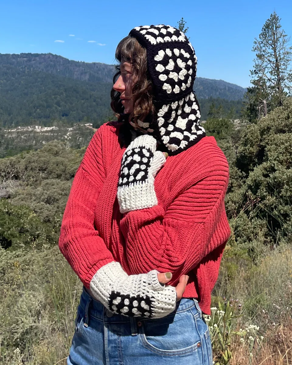 Granny Square Fingerless Gloves