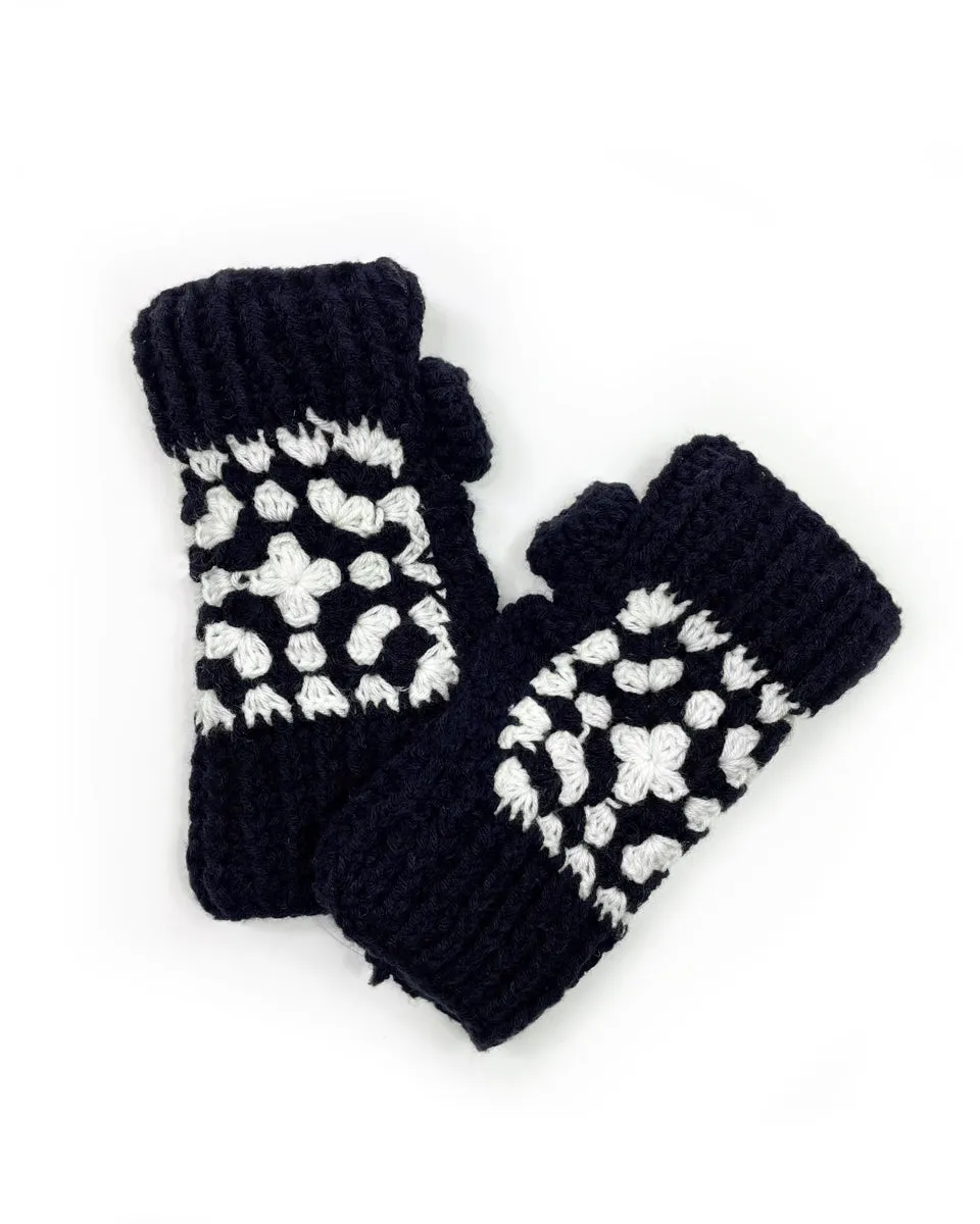 Granny Square Fingerless Gloves