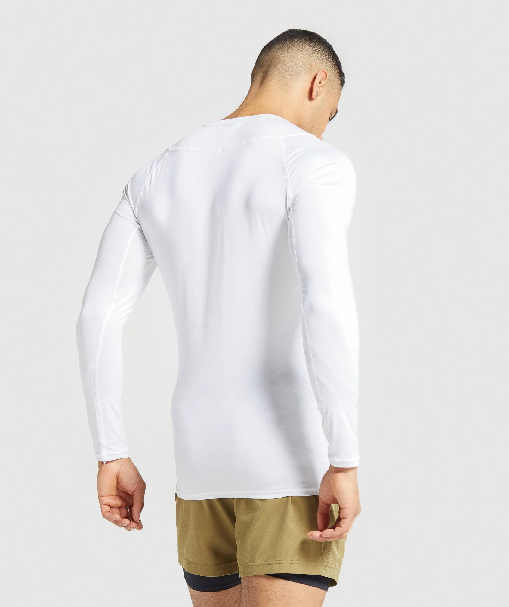 Gymshark Element Baselayer Long Sleeve T-shirt - White