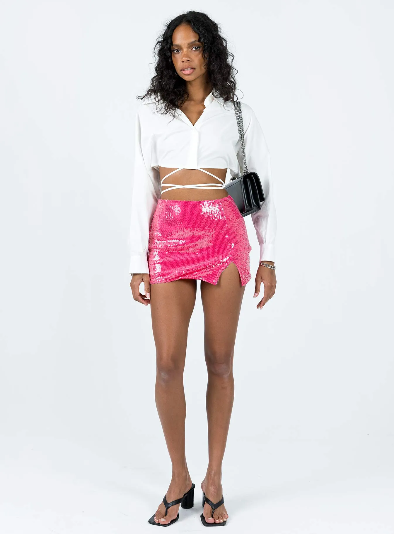 Hannam Micro Mini Skirt Pink