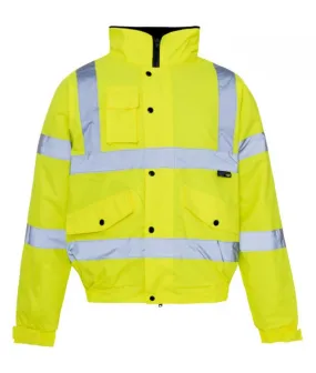 Hi Vis Yellow Storm Bomber Jacket