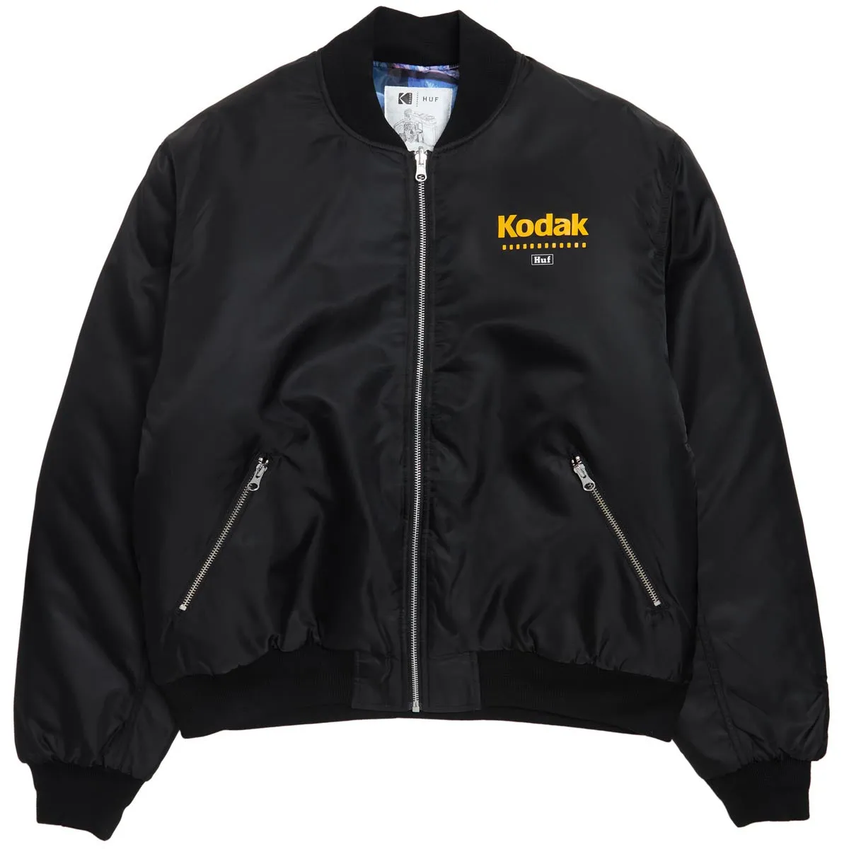 Huf x Kodak Collage Bomber Jacket - Black