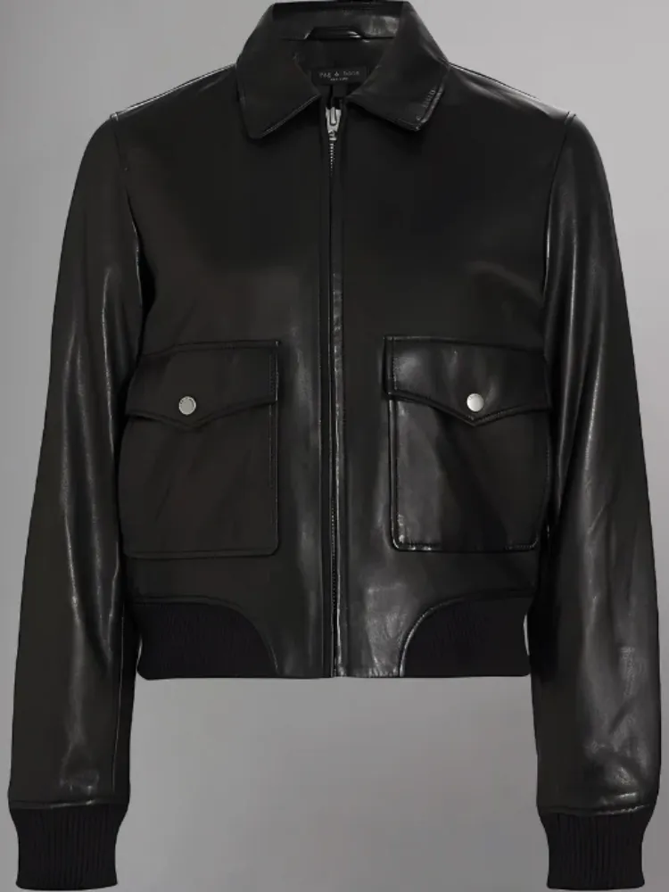 Icon Andrea Black Leather Jacket