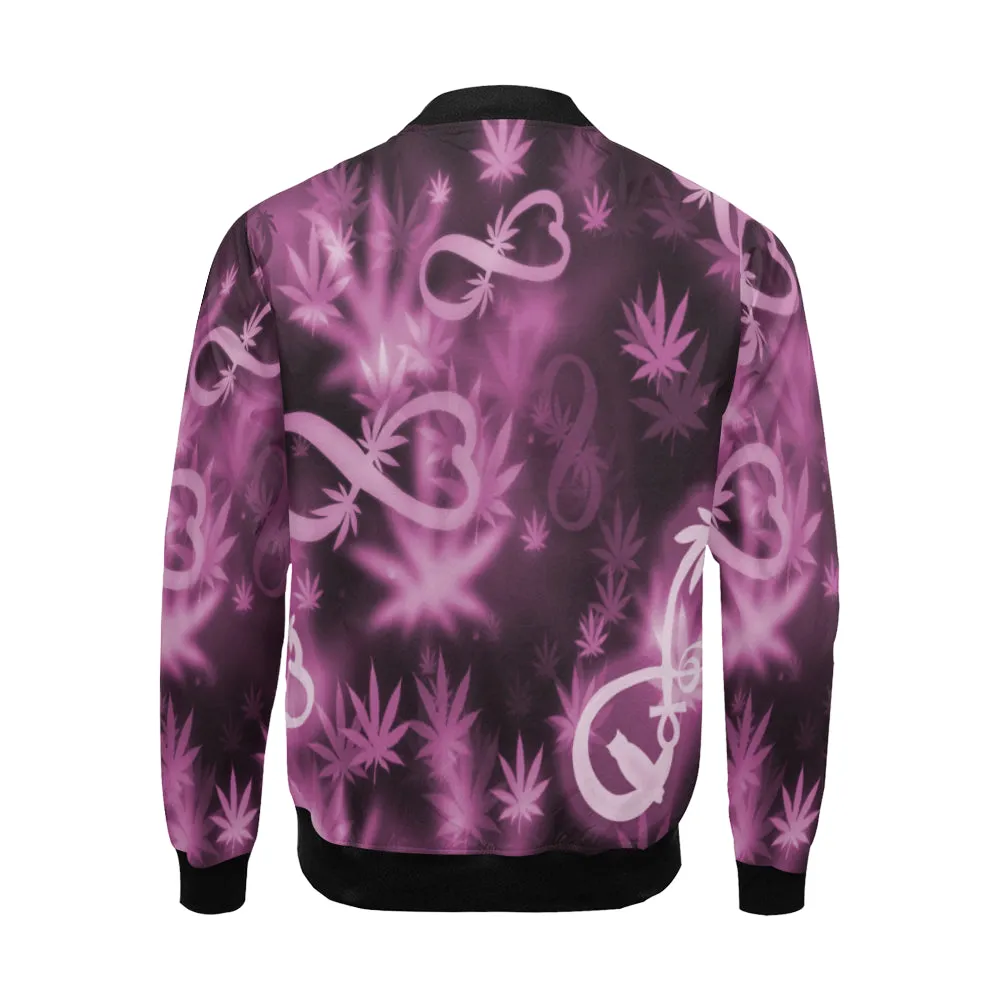 INFINITY PURPLE COSMOS  Bomber Jacket for Men