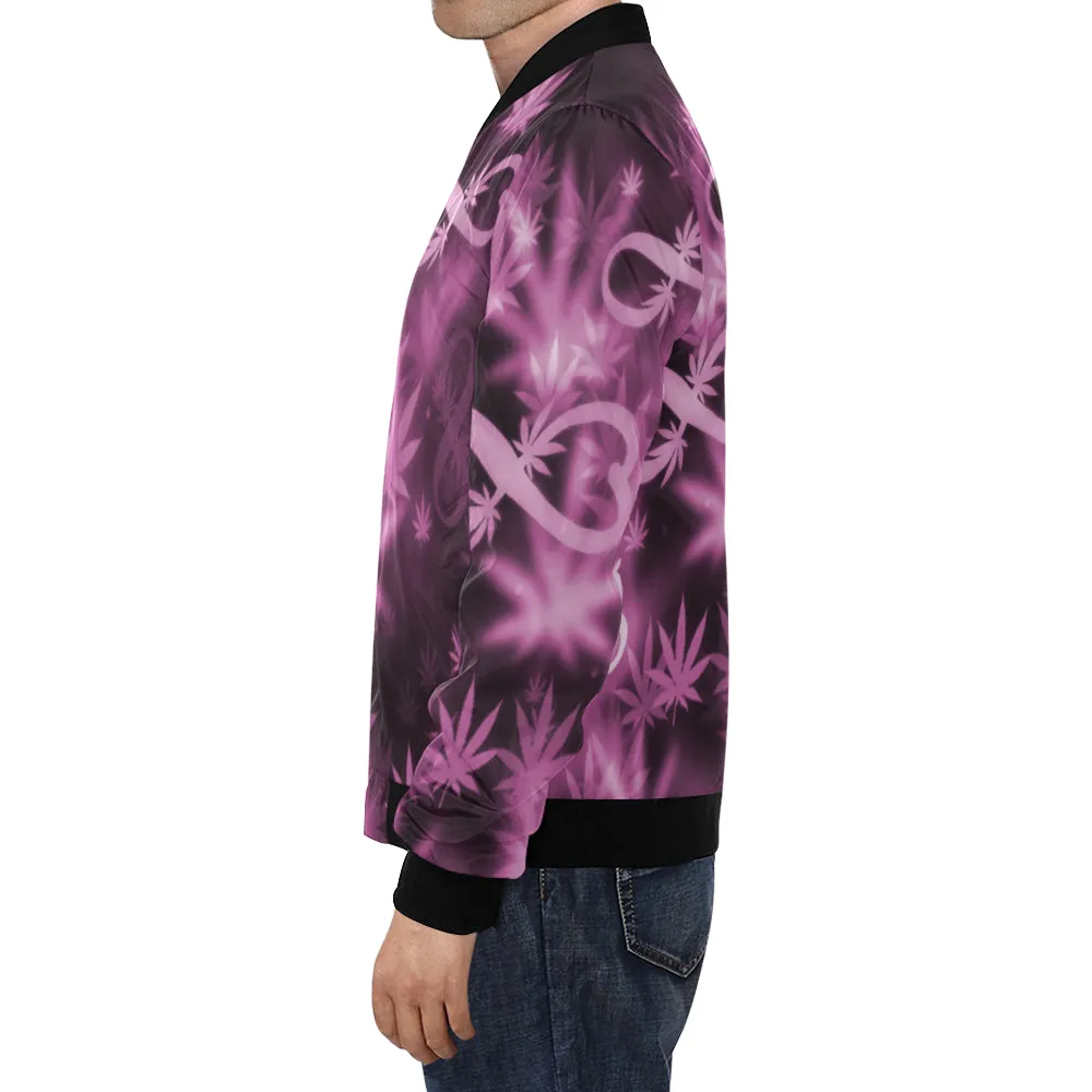 INFINITY PURPLE COSMOS  Bomber Jacket for Men