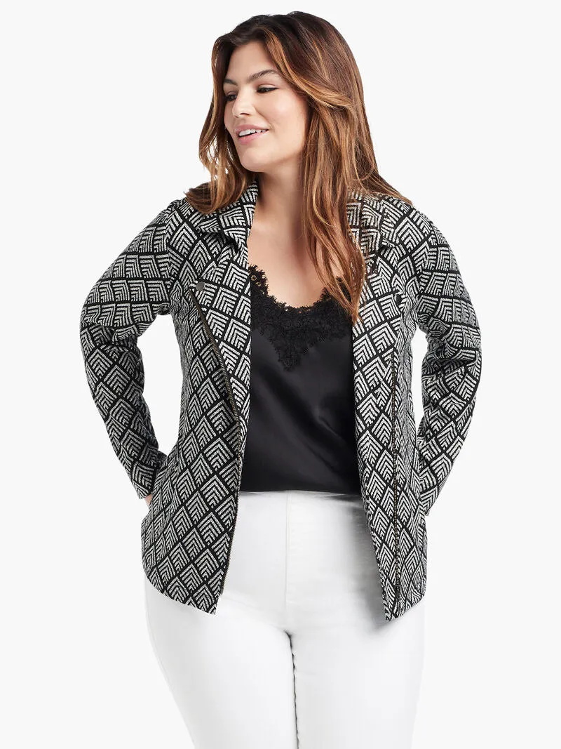 Intersect Jacket in Black Multi