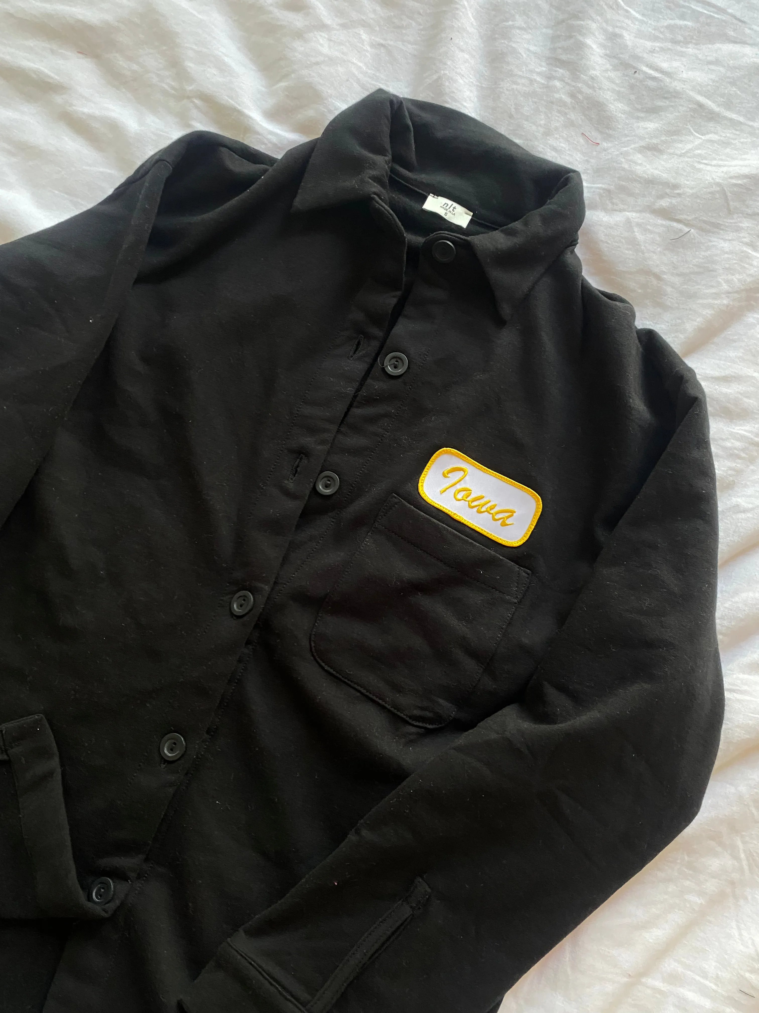 Iowa Name Plate Fleece Shacket