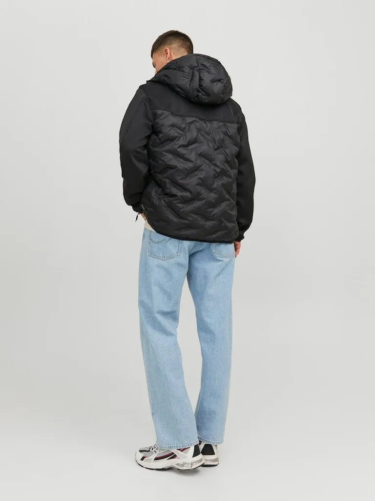 Jack & Jones Multi - Quilted jakke med hætte