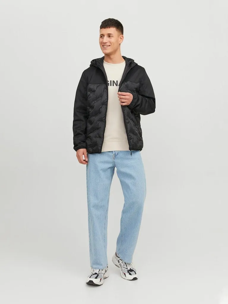 Jack & Jones Multi - Quilted jakke med hætte