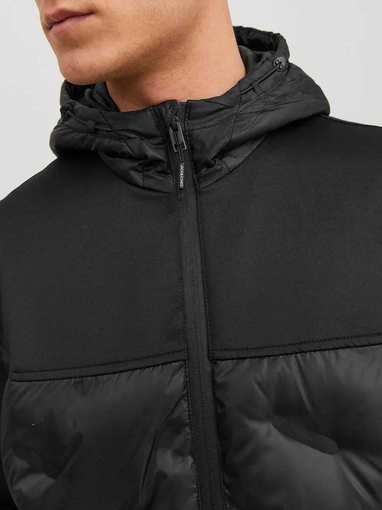 Jack & Jones Multi - Quilted jakke med hætte