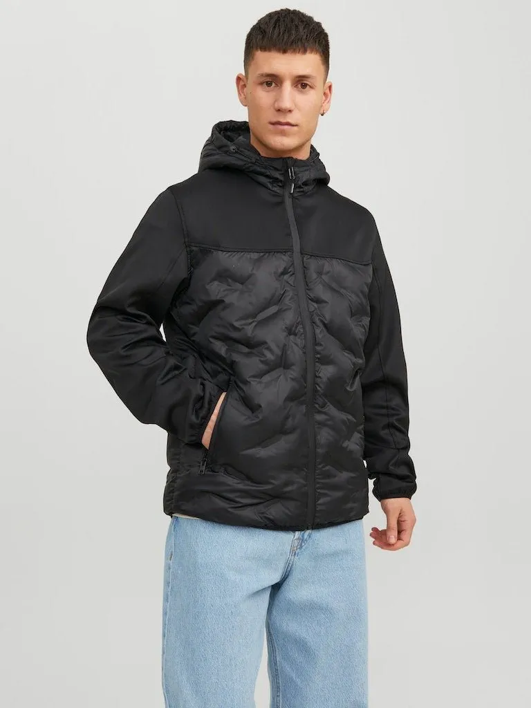 Jack & Jones Multi - Quilted jakke med hætte