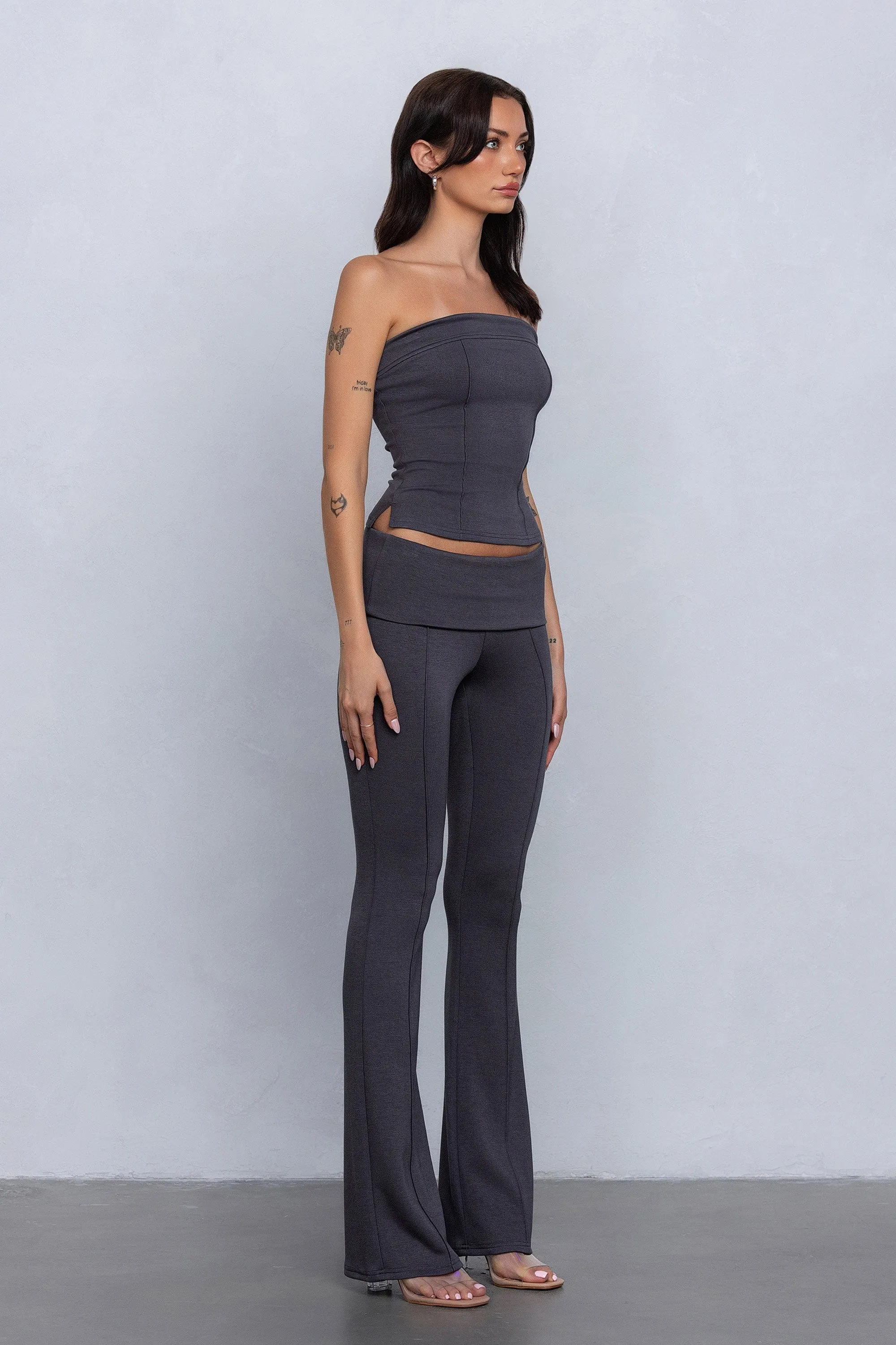 Jersey Tube Top & Pants Set