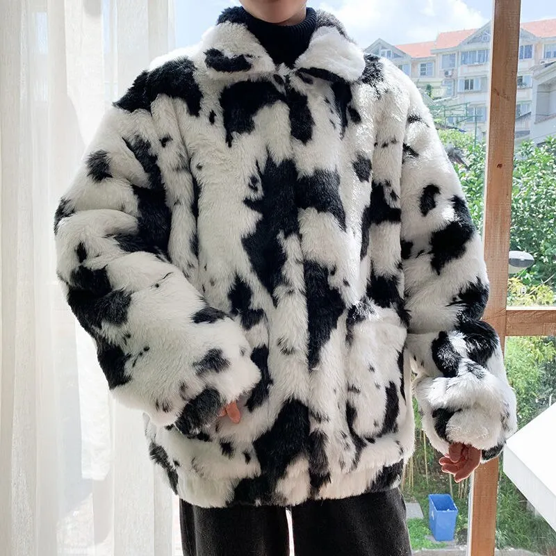 Jinquedai Winter New Men's Casual Parkas Oversize Korean Streetwear Woman Graphic Printed Parkas Fashion Male Clothing