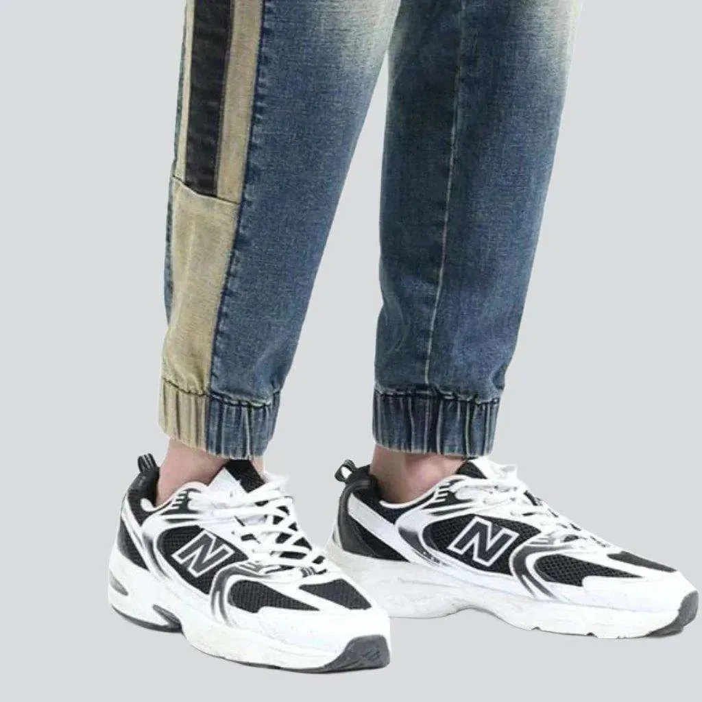 Joggers men's jeans with bands