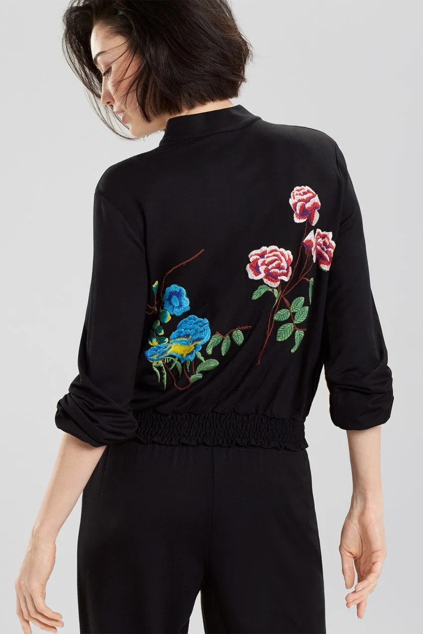 Josie Otherwear Embroidered Bomber