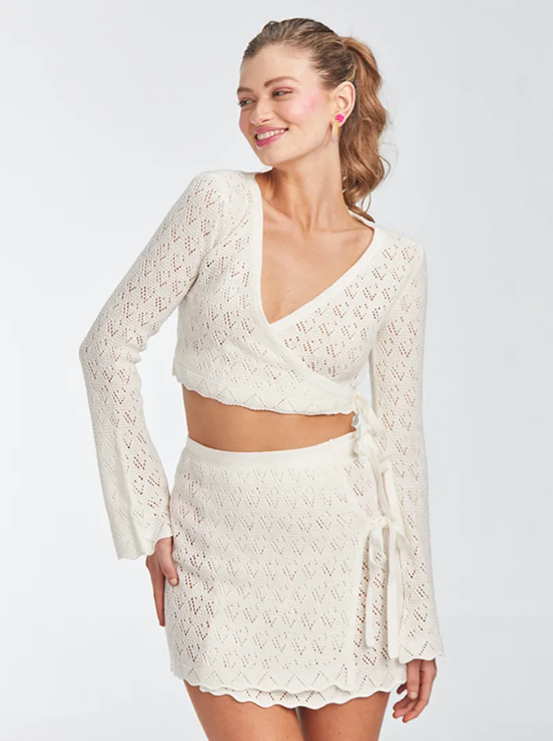 Kaia Ivory Knitted Top