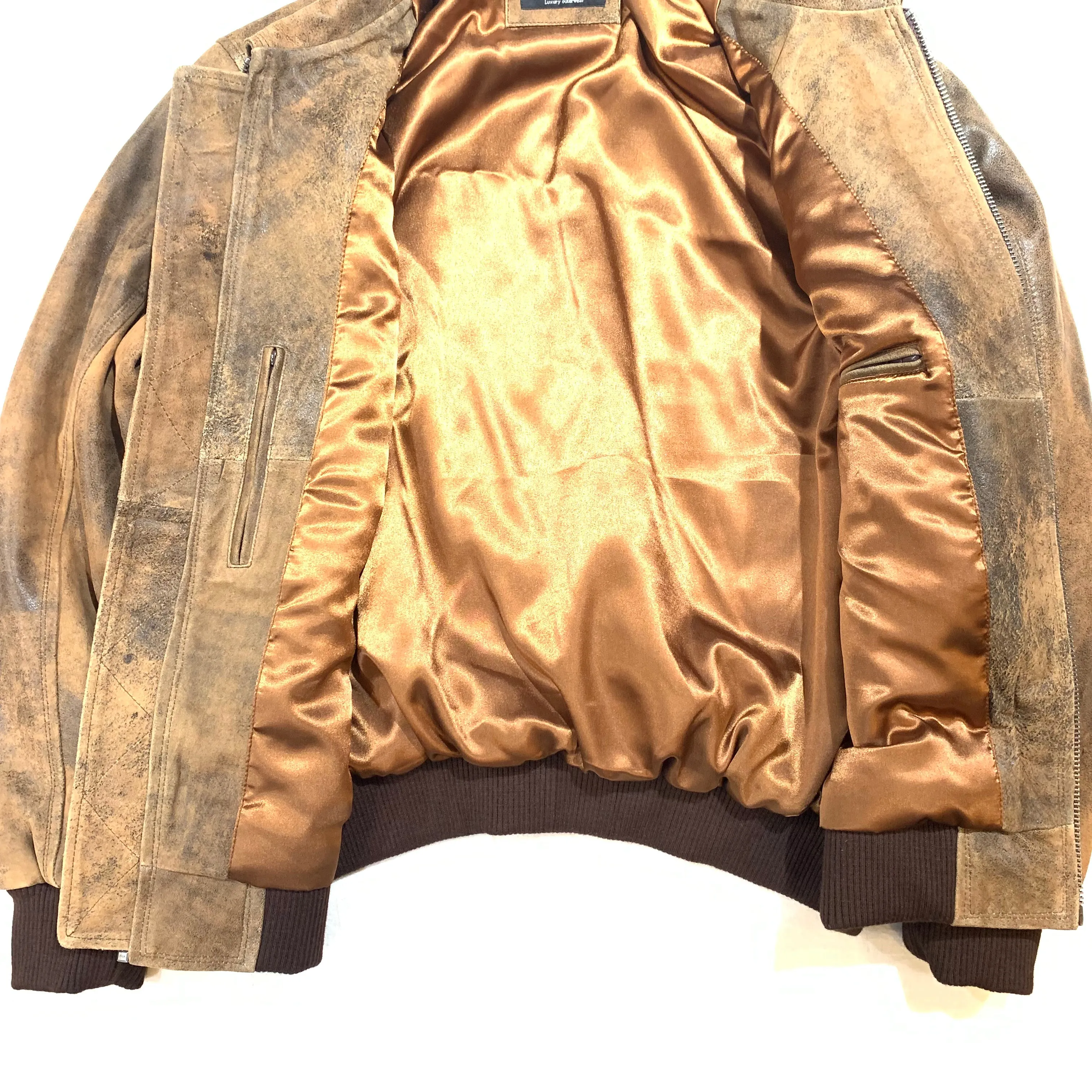 Kashani Jungle Lambskin Bomber Jacket