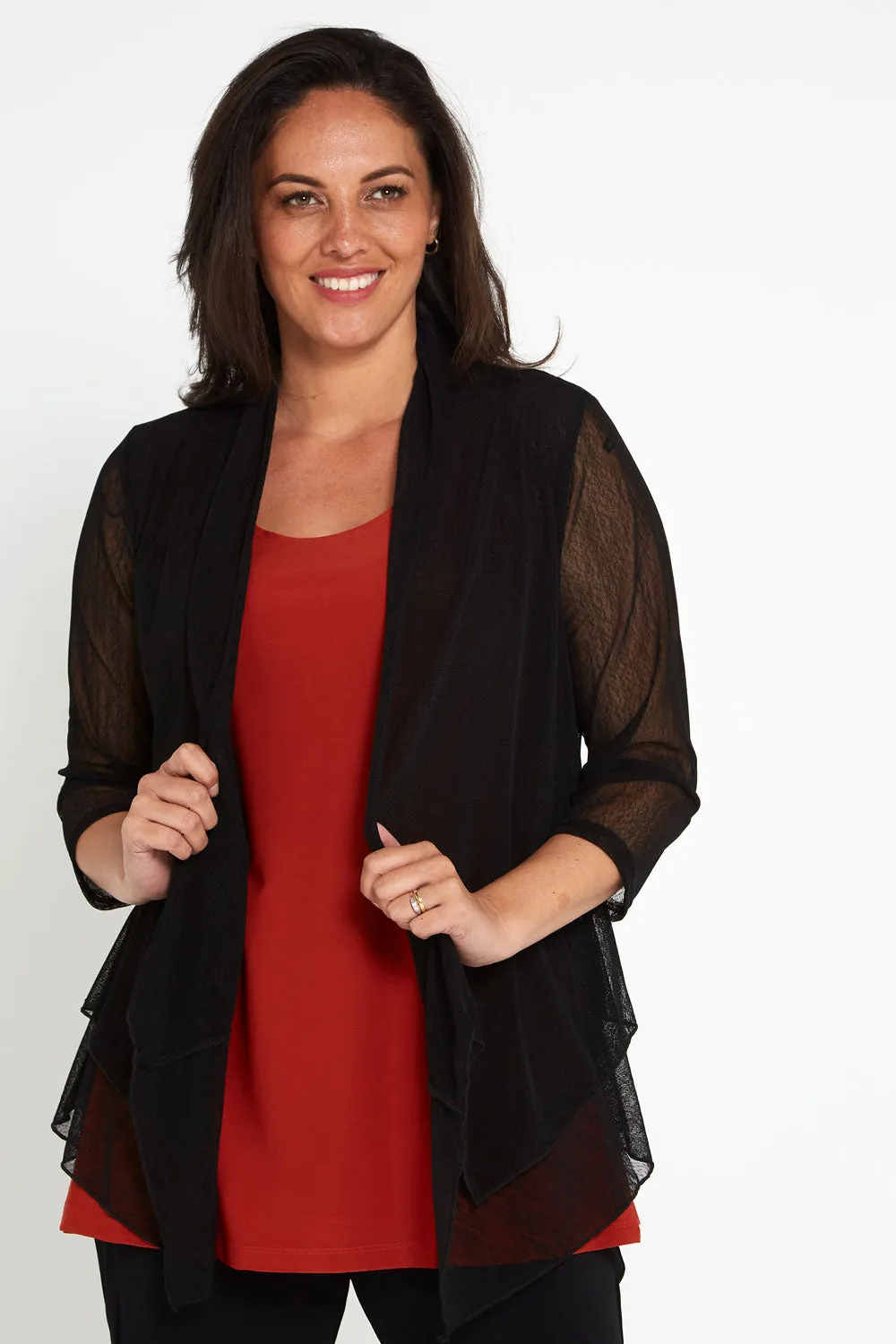 Kataleya Mesh Jacket - Black