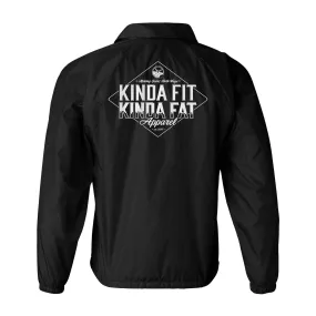 Kinda Fit Kinda Fat Diamond Drip Coach's Jacket